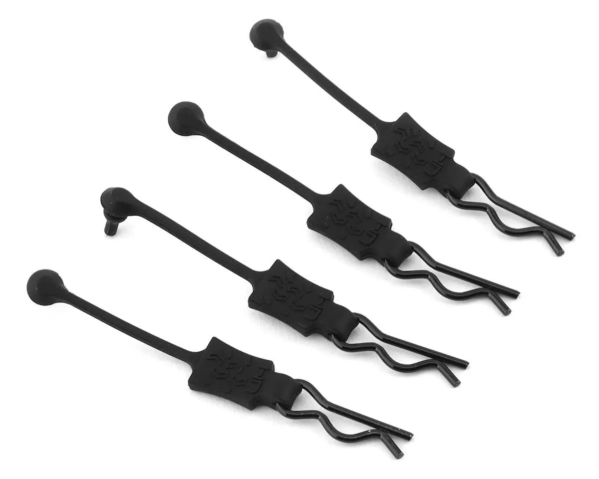 Hot Racing 1/8 Body Clip Retainers (4) 1