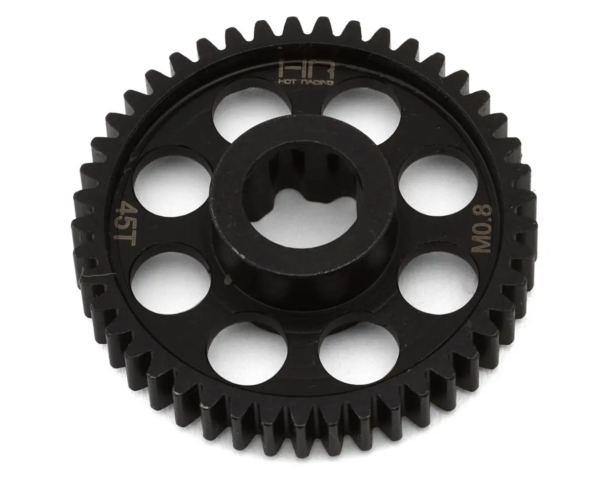 Hot Racing Mod 0.8 Hardened Steel Spur Gear For Traxxas® Mini Maxx® (45T) Hrasmmx45m08 1