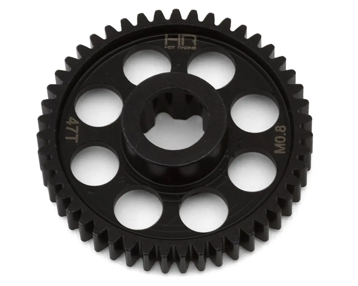 Hot Racing Mod 0.8 Hardened Steel Spur Gear For Traxxas® Mini Maxx® (47T) Hrasmmx47m08 1