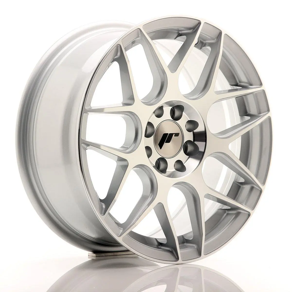 Japan Racing Wheels Jr18 Silver Machined Face 16*7 1