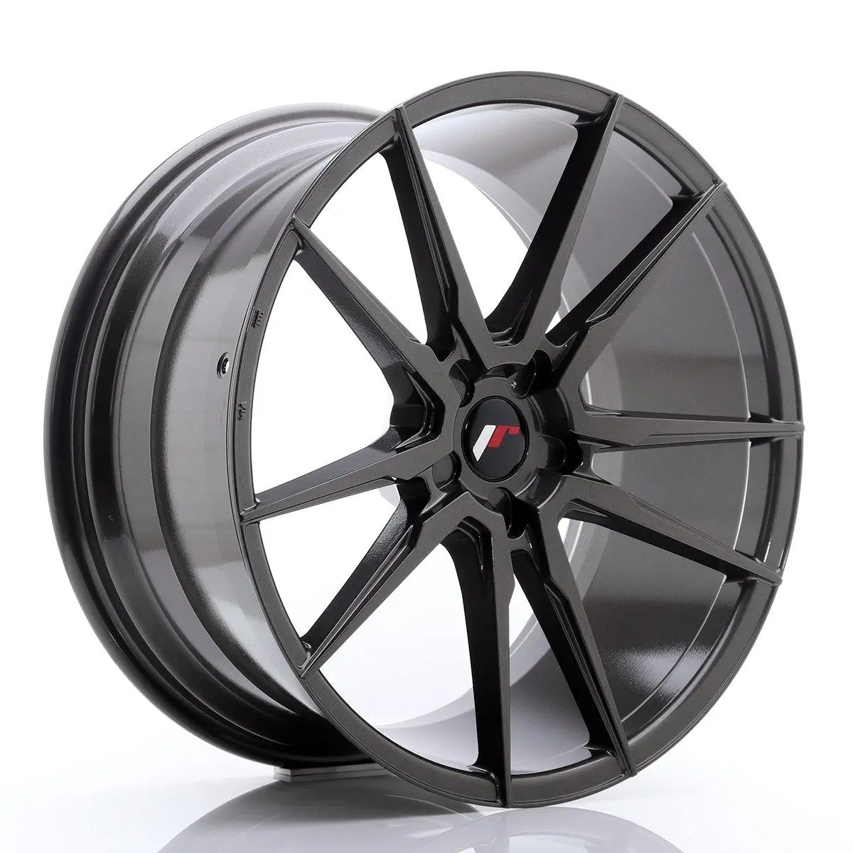 Japan Racing Wheels Jr21 Hyper Gray 21*10 1