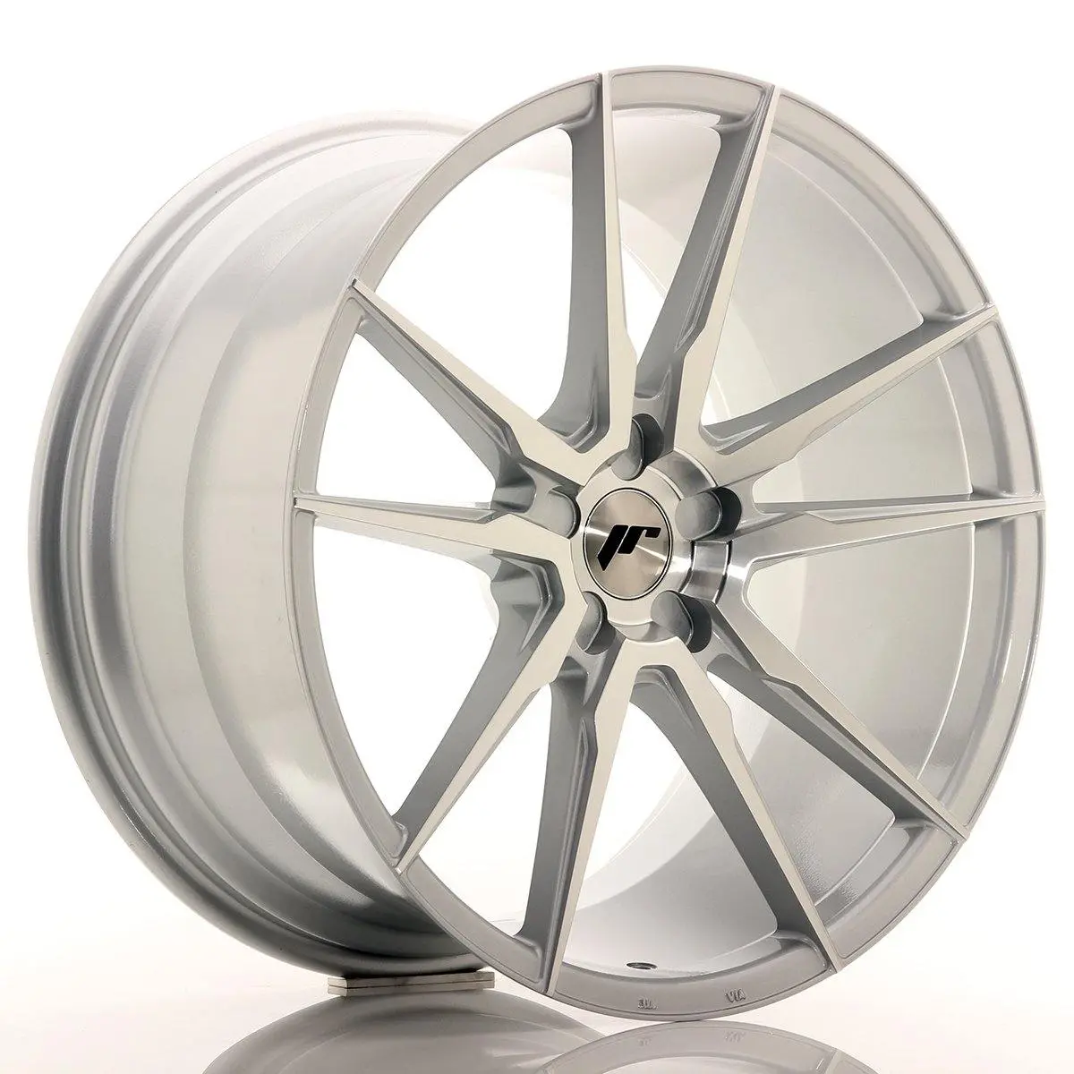 Japan Racing Wheels Jr21 Silver Machined 21*11 1