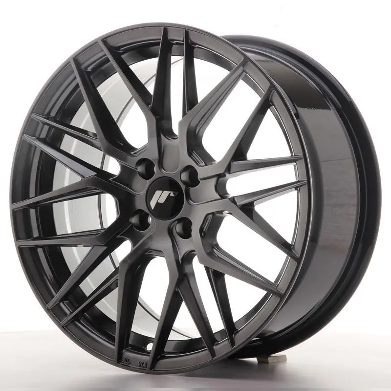 Japan Racing Wheels Jr28 Hyper Black 17*8 1