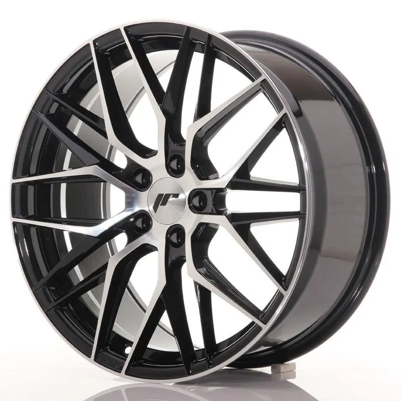 Japan Racing Wheels Jr28 Gloss Black Machined Face 19*8.5 1