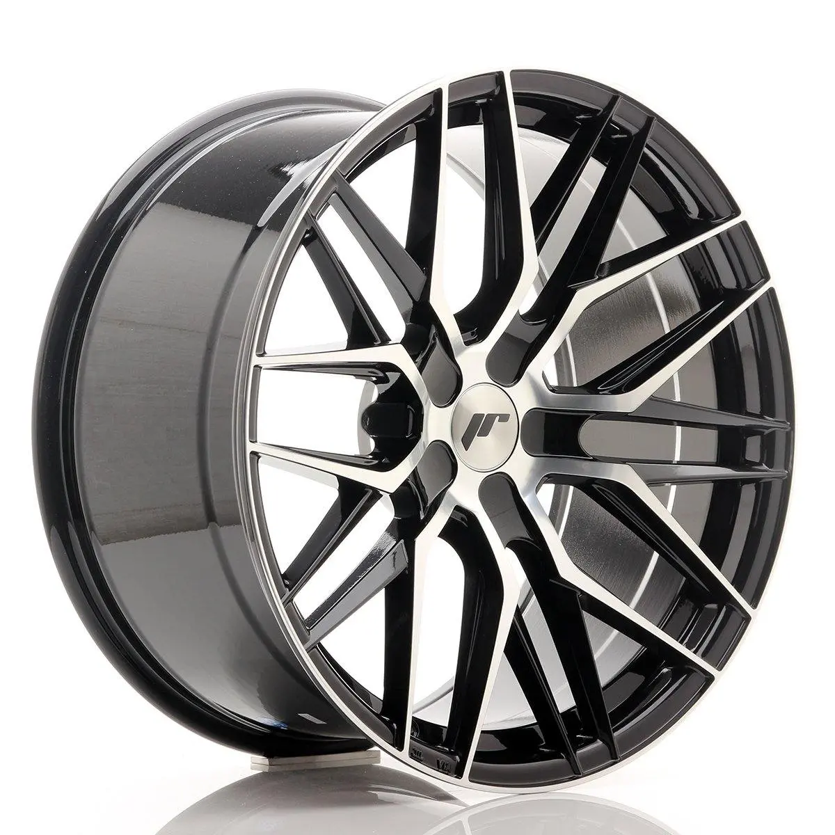 Japan Racing Wheels Jr28 Blank Gloss Black Machined Face 20*10 1