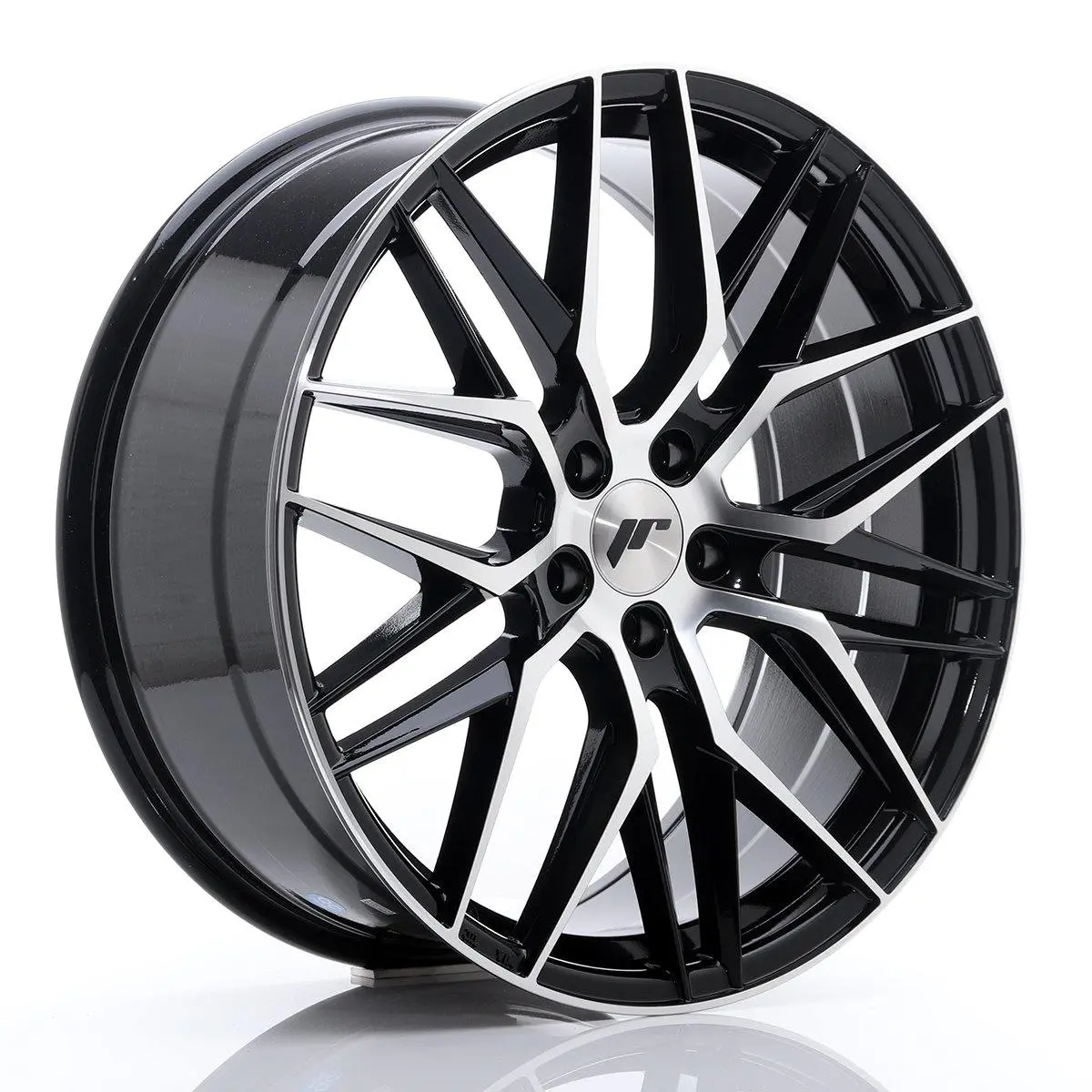Japan Racing Wheels Jr28 Gloss Black Machined Face 20*8.5 1