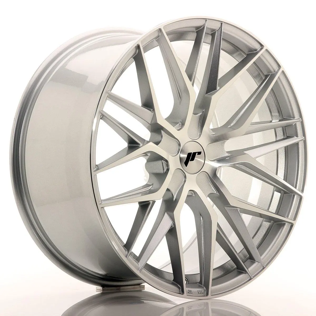 Japan Racing Wheels Jr28 Silver Machined Face 21*10.5 1