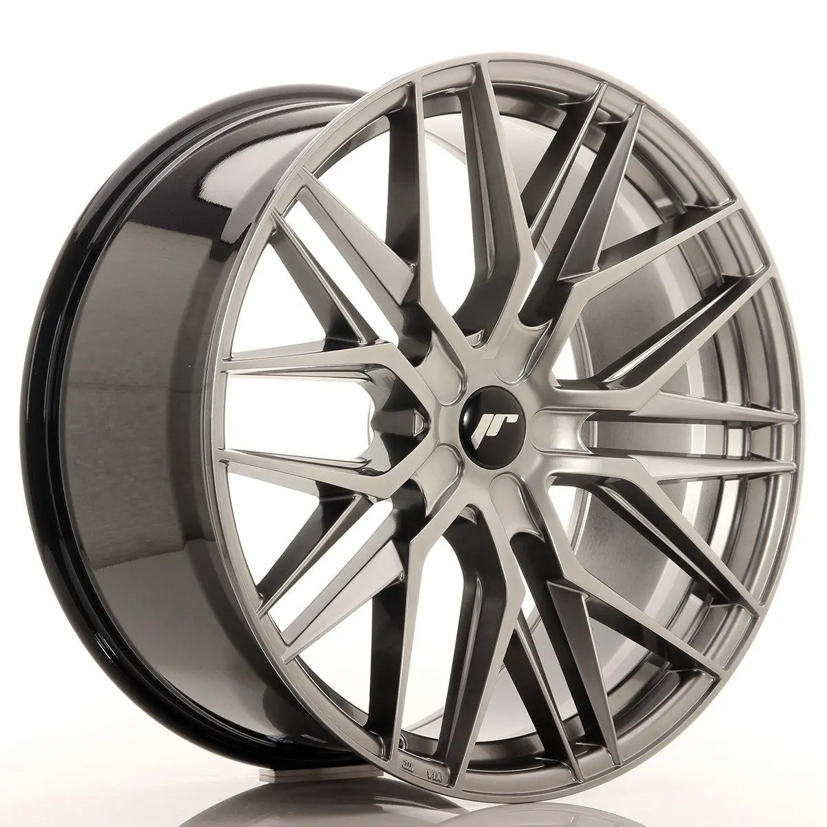 Japan Racing Wheels Jr28 Blank Hyper Black 22*10.5 1