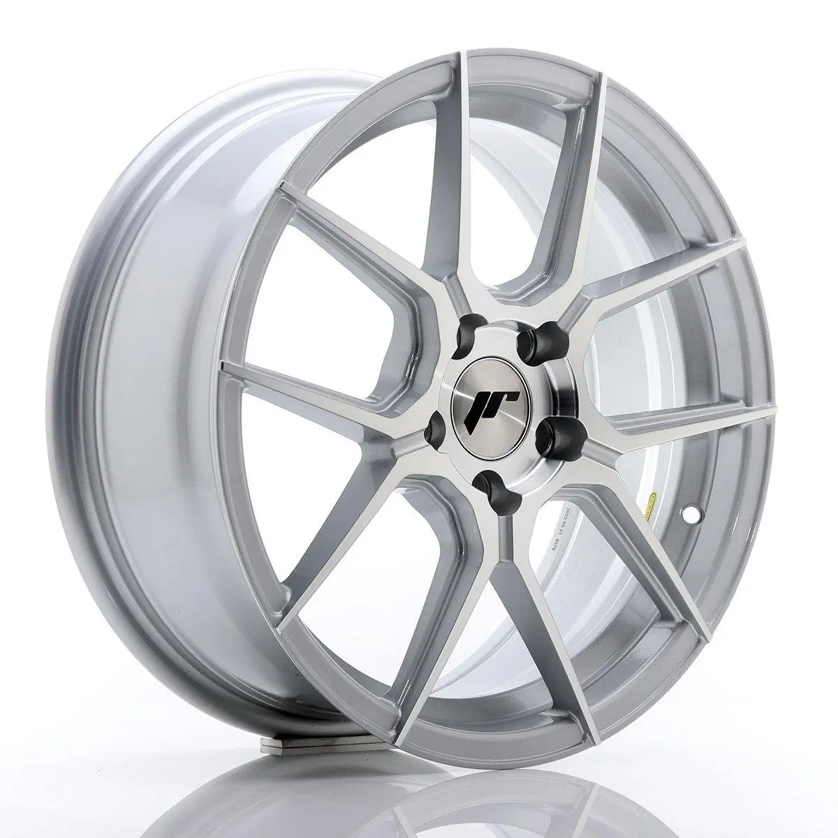 Japan Racing Wheels Jr30 Matt Silver Machined 17*7 1