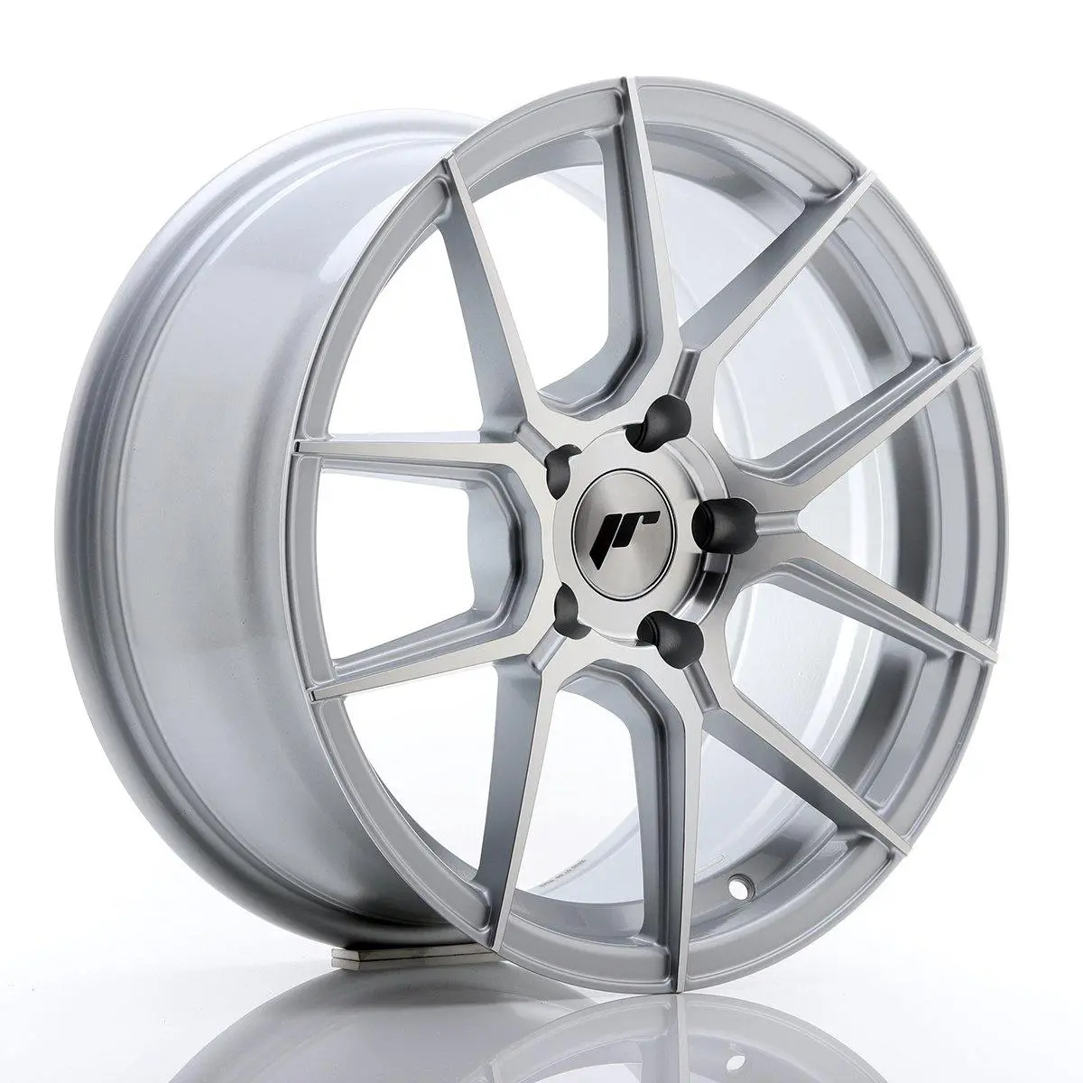 Japan Racing Wheels Jr30 Silver Machined 17*8 1