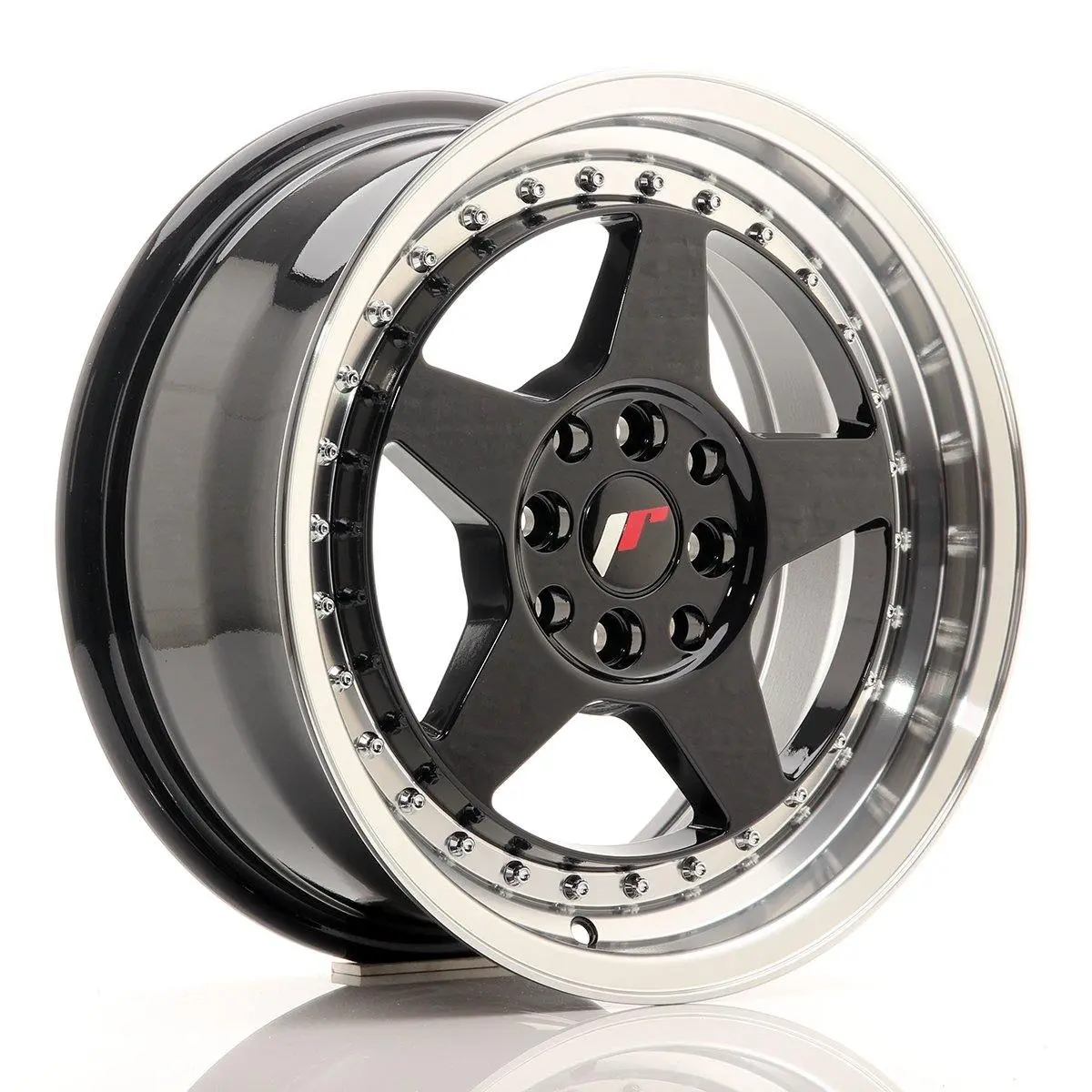 Japan Racing Wheels Jr6 Glossy Black 16*7 1