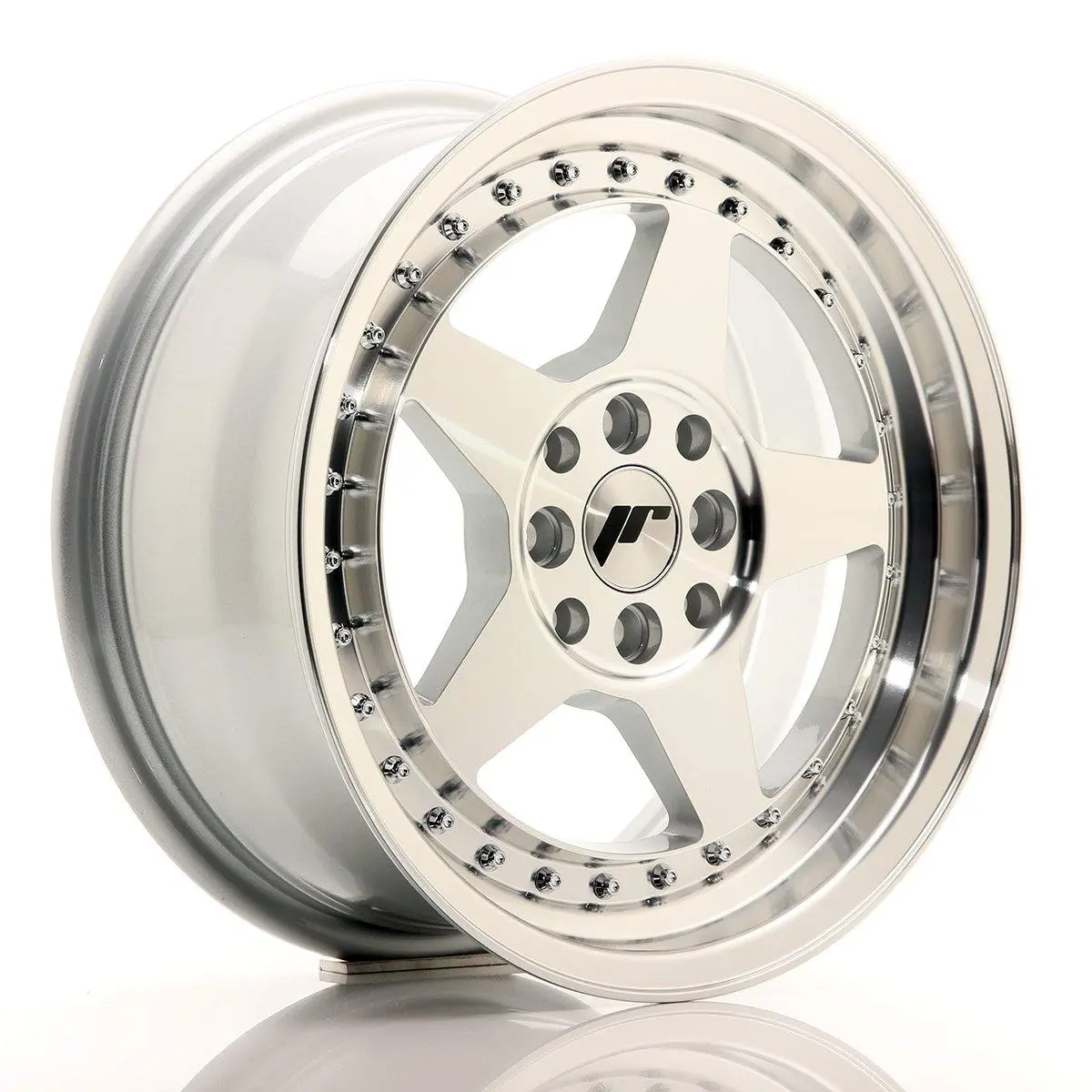 Japan Racing Wheels Jr6 Silver Machined Face 16*7 1
