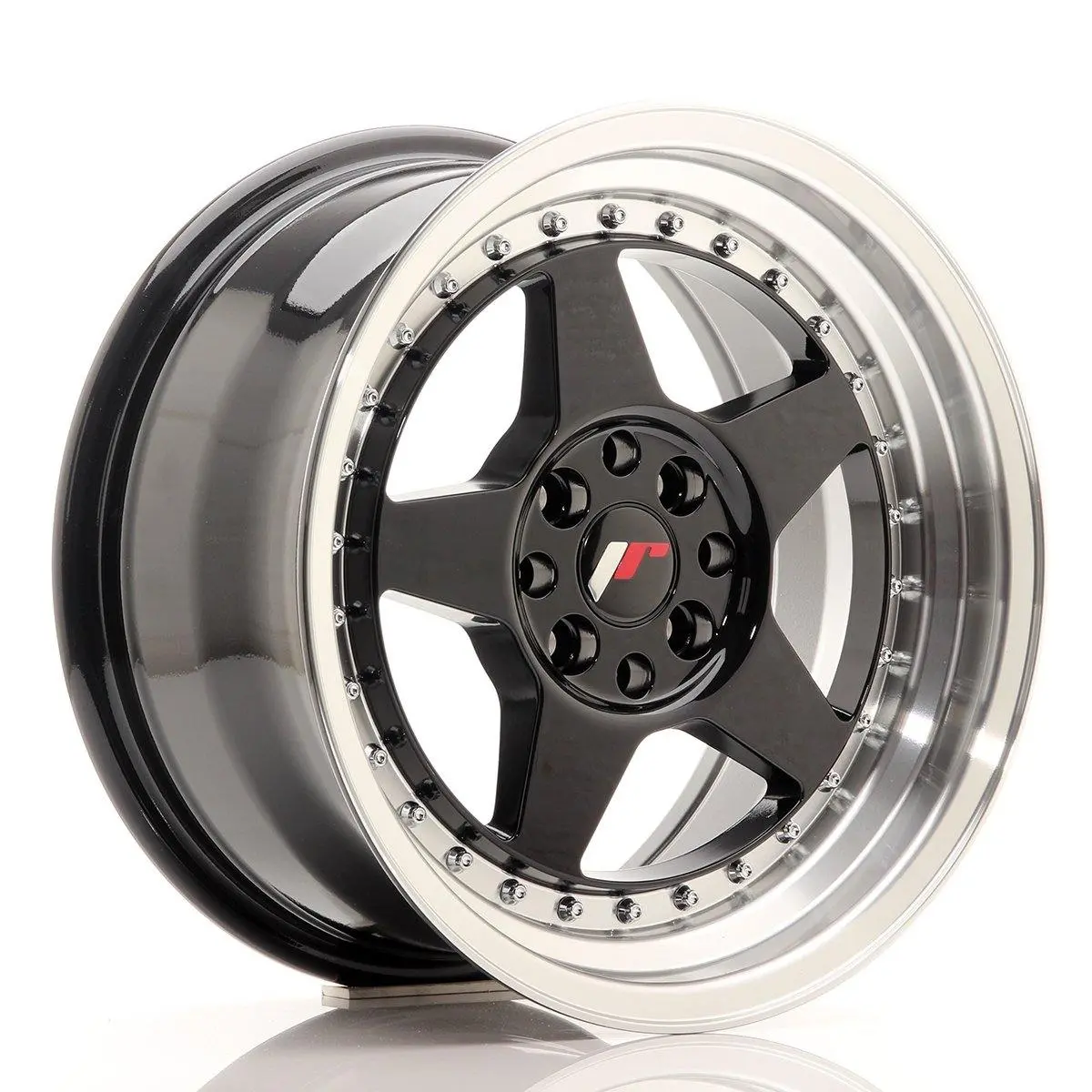 Japan Racing Wheels Jr6 Glossy Black 16*8 1