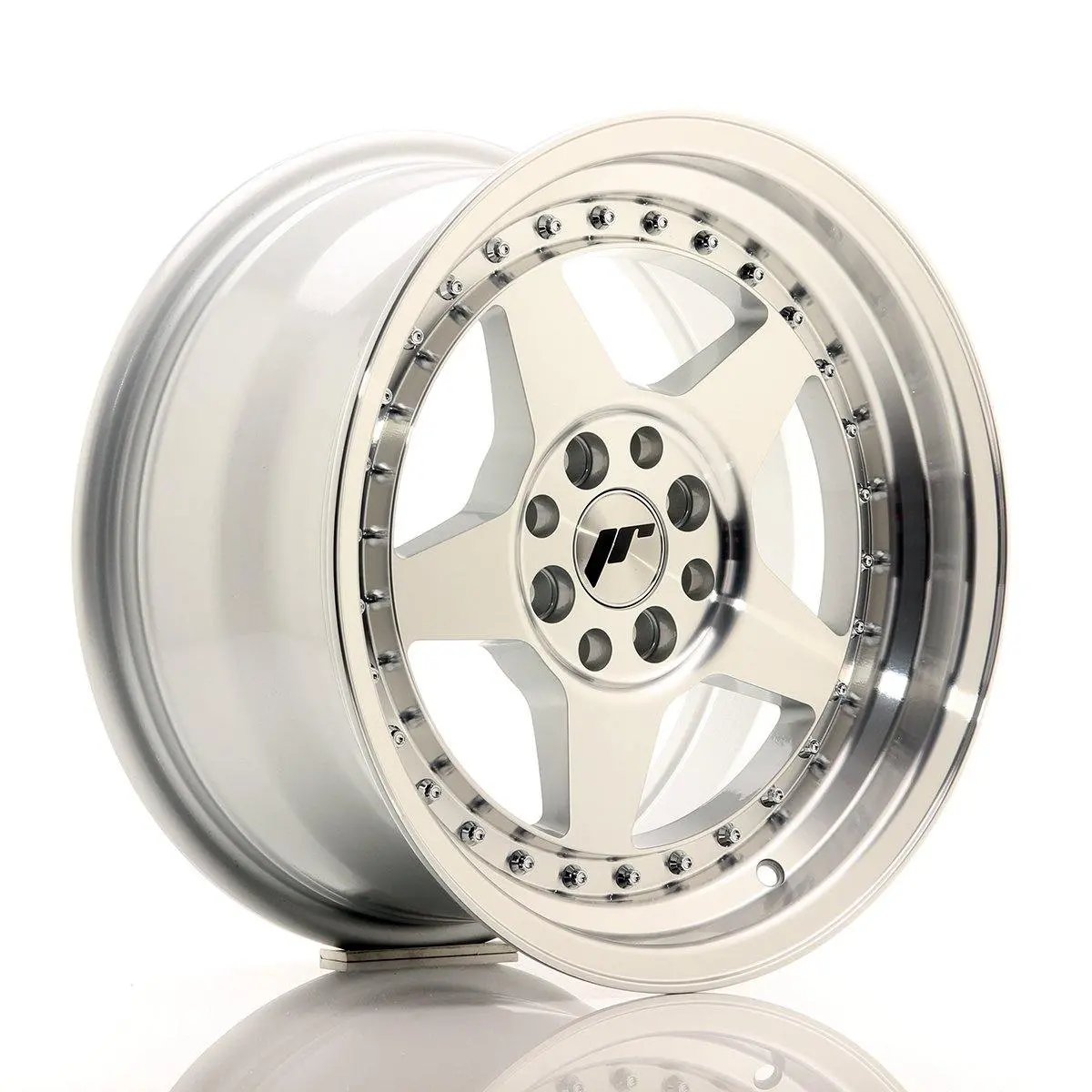 Japan Racing Wheels Jr6 Silver Machined Face 16*8 1