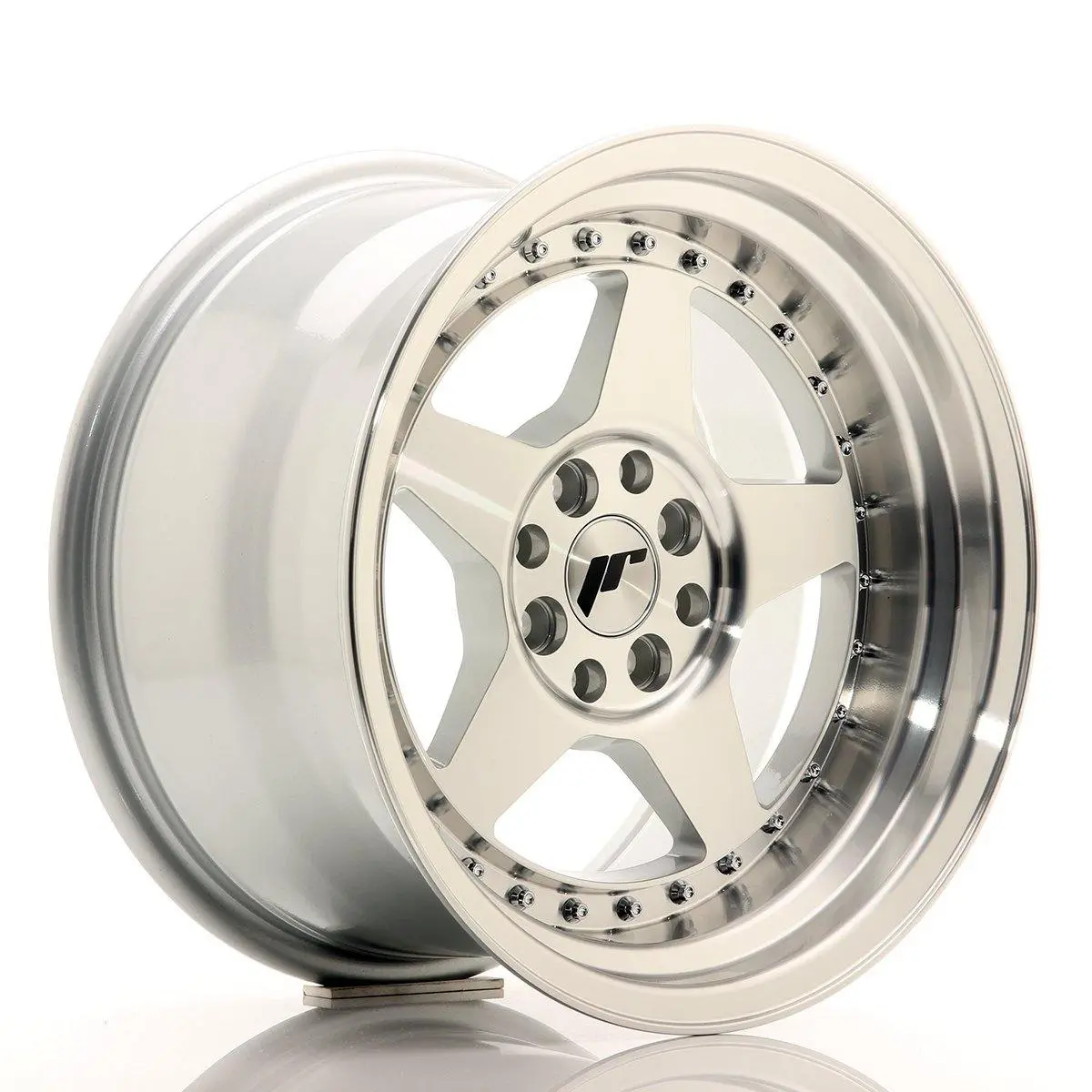 Japan Racing Wheels Jr6 Silver Machined Face 16*9 1