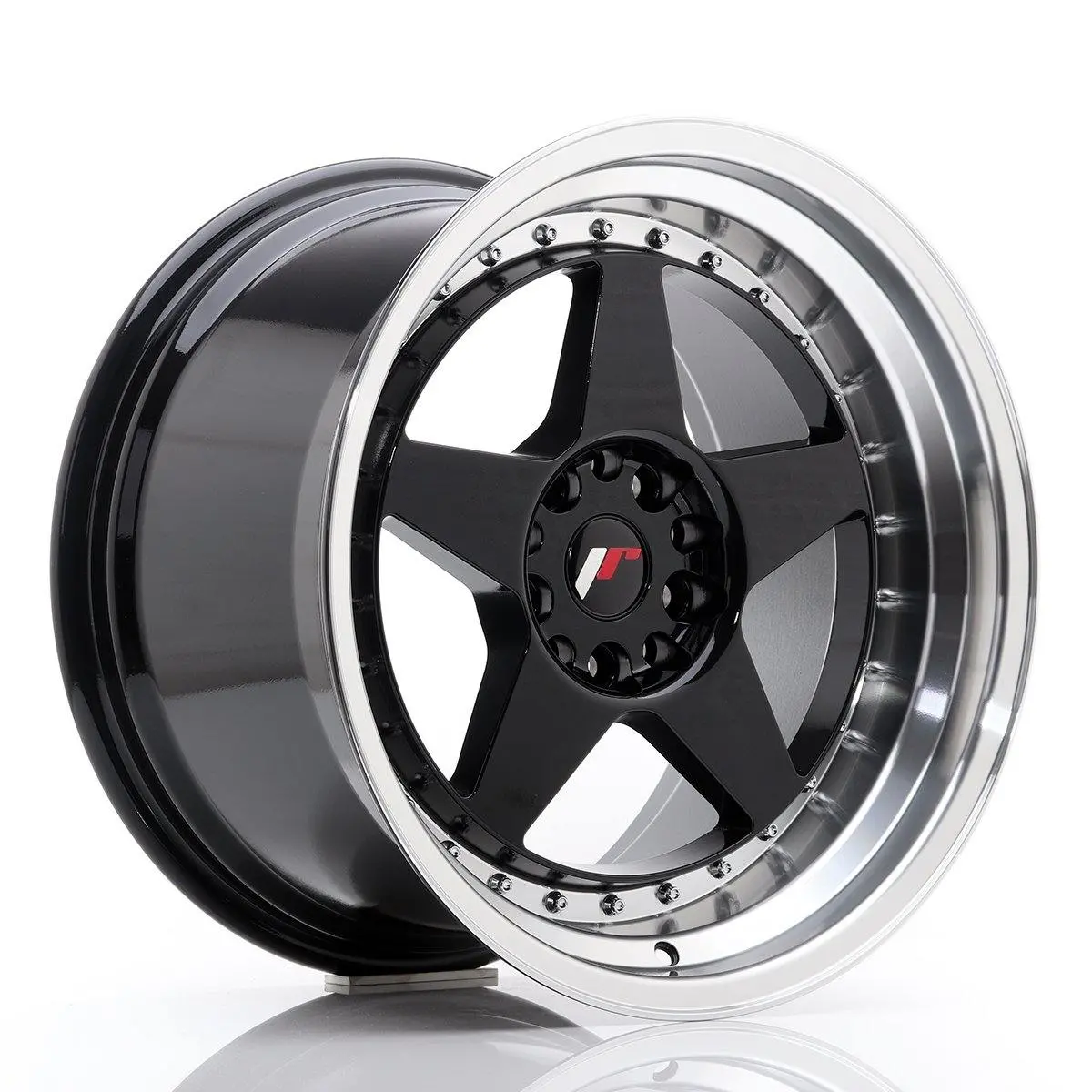Japan Racing Wheels Jr6 Glossy Black 18*10.5 1