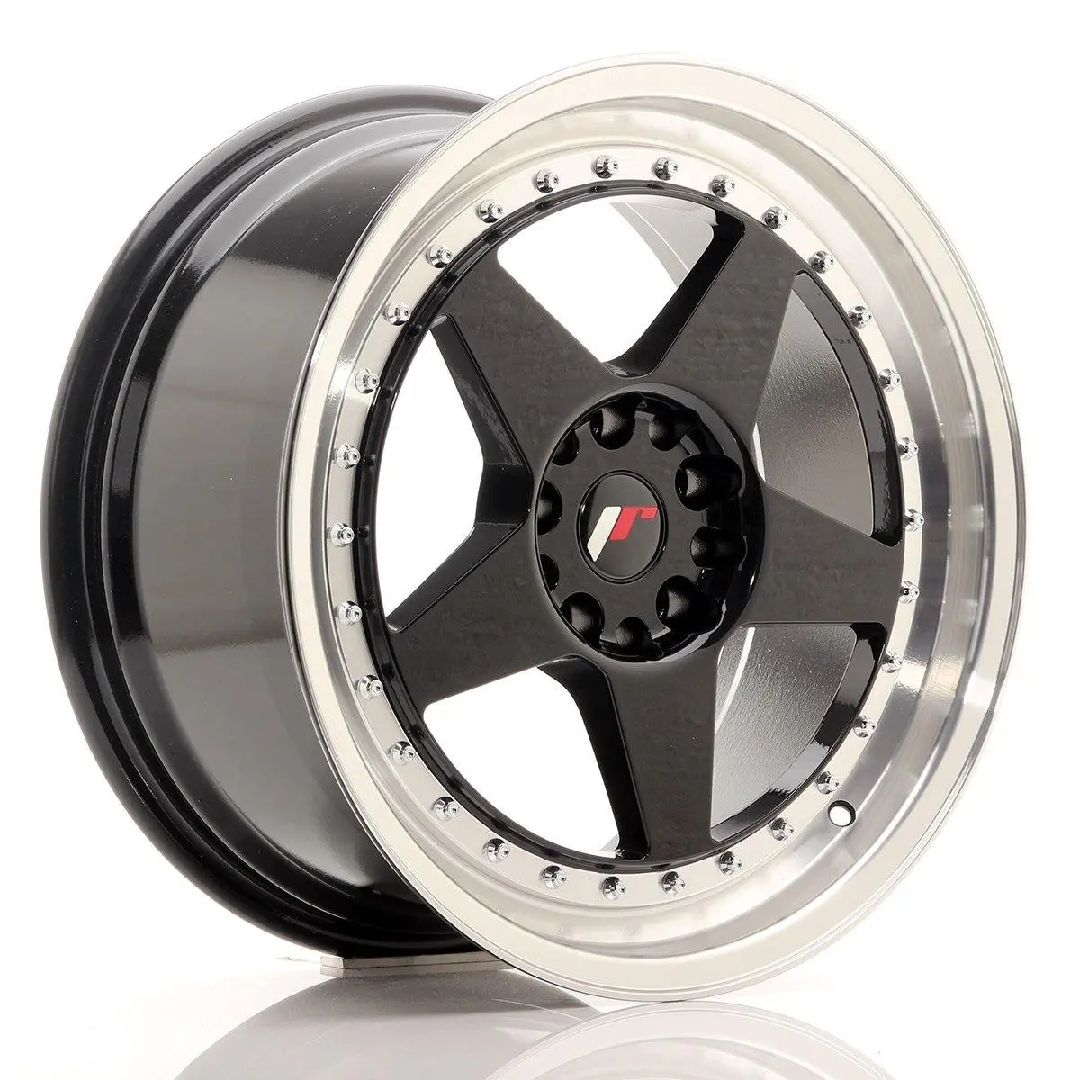 Japan Racing Wheels Jr6 Glossy Black 18*8.5 1