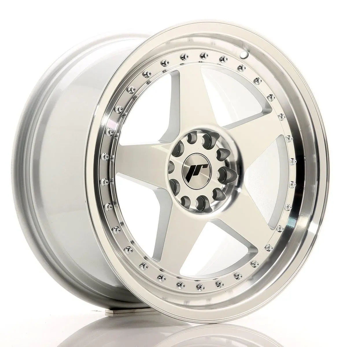 Japan Racing Wheels Jr6 Silver Machined Face 18*8.5 1