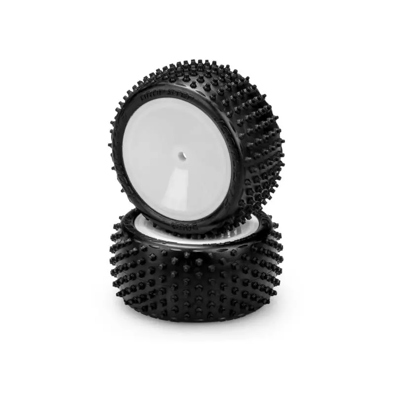 Jconcepts Drop Step 2.2" Pre-Mounted Rear Buggy Carpet Tires (2) (Pink) 3059 1