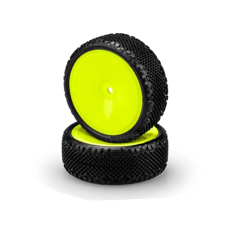 Jconcepts Pin Swag Lp Wide 2.2" Pre-Mounted 2Wd Front Buggy Carpet Tires (Pink) 4062-201011 1