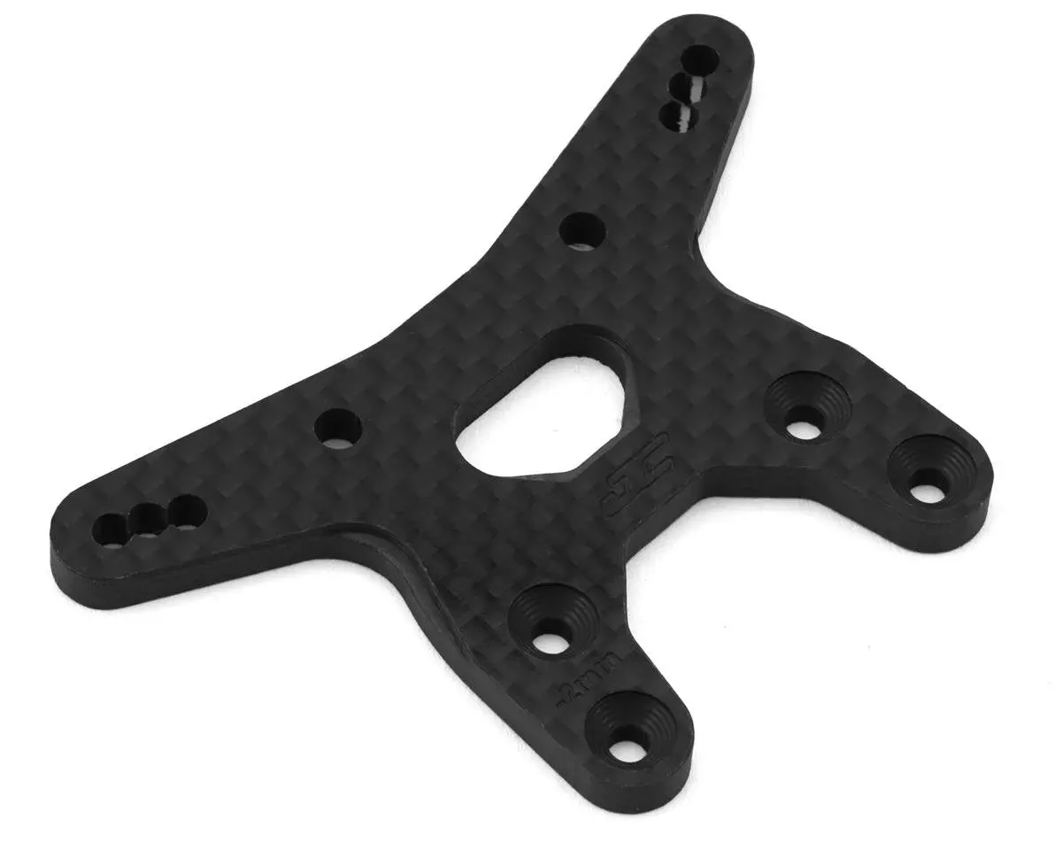 Jconcepts Rc10b7 Carbon Fiber Front Shock Tower (Black) (-2Mm) 5214-2 1