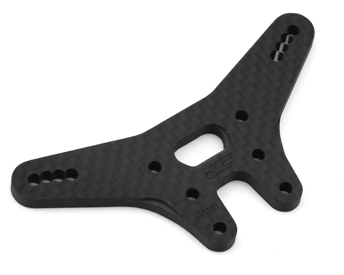 Jconcepts Rc10b7 Carbon Fiber Rear Shock Tower (Black) (-2Mm) 5215-2 1