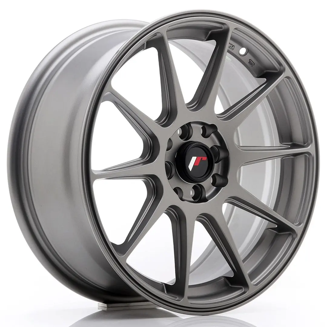 Japan Racing Wheels Jr11 Matt Gun Metal 17*7.25 1