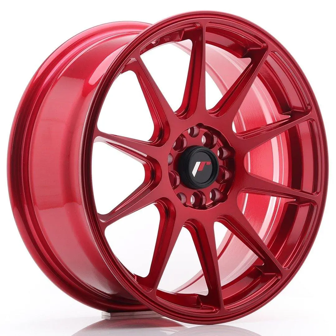 Japan Racing Wheels Jr11 Platinum Red 17*7.25 1