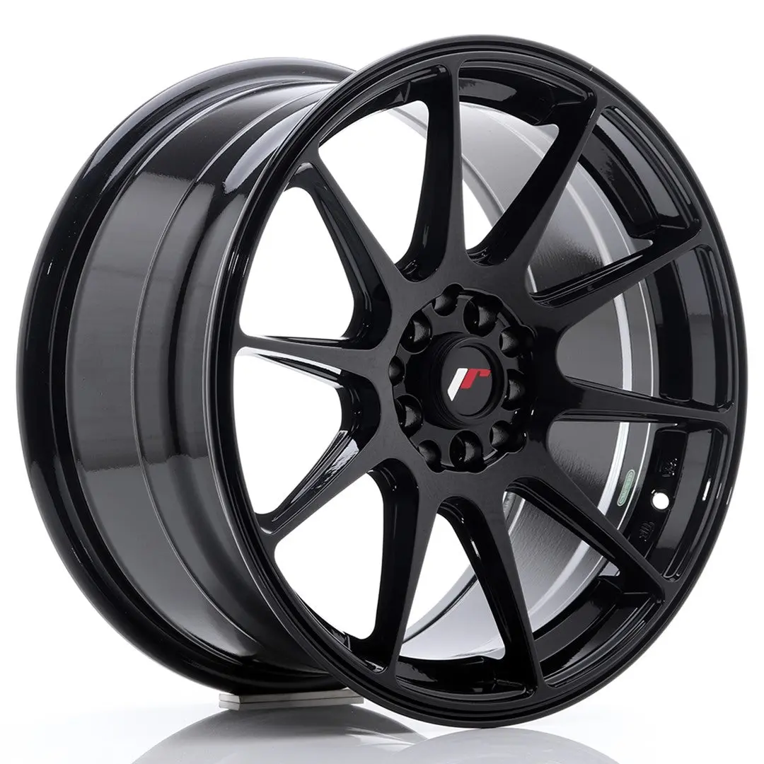 Japan Racing Wheels Jr11 Glossy Black  17*8.25 1