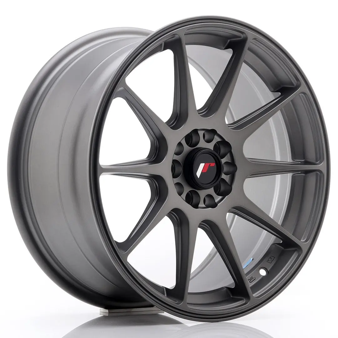 Japan Racing Wheels Jr11 Matt Gun Metal 17*8.25 1