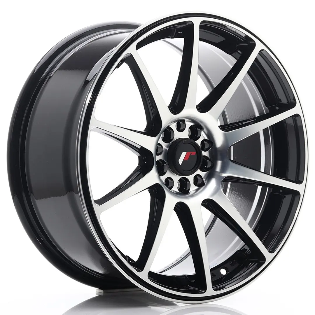 Japan Racing Wheels Jr11 Black Machined 18*8.5 1