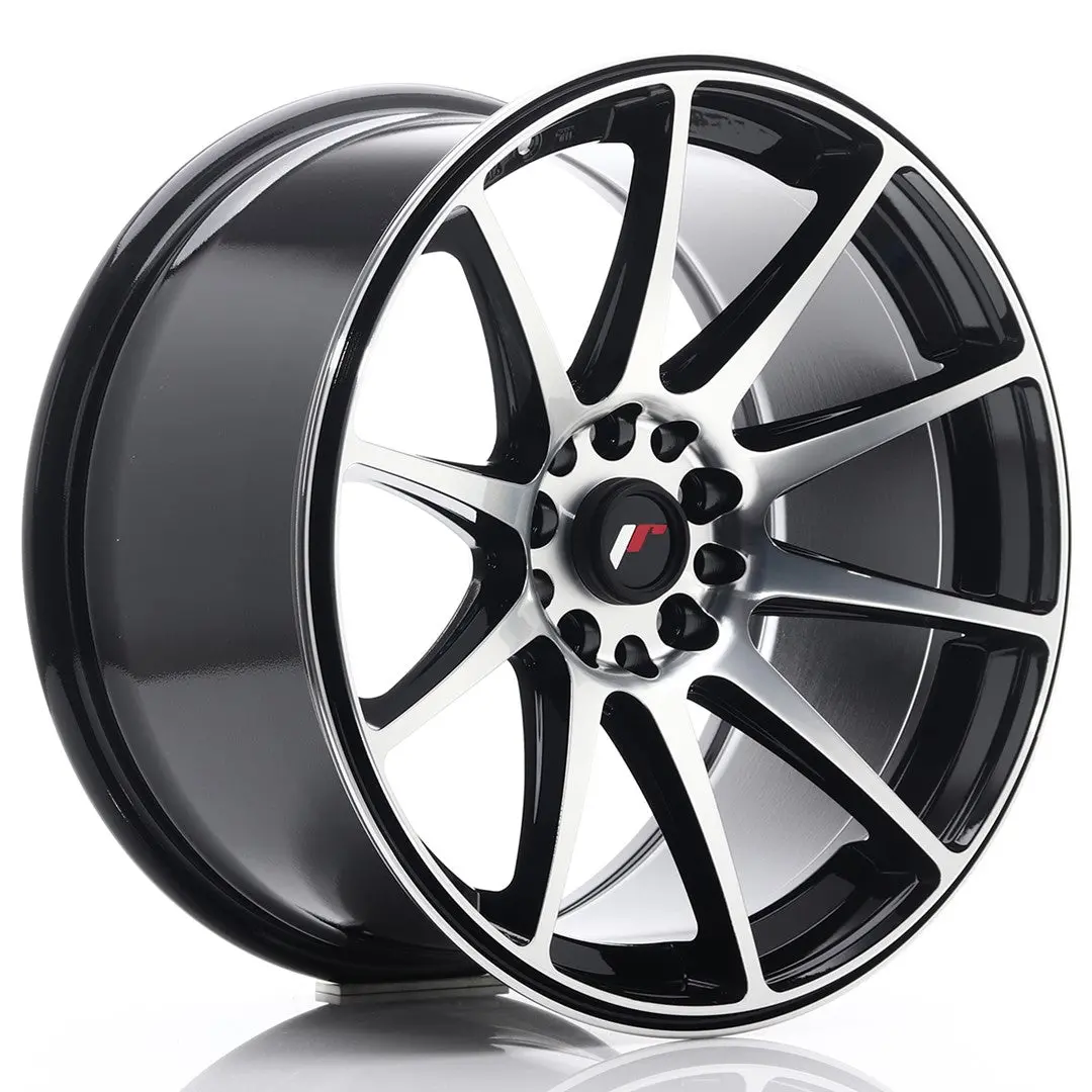 Japan Racing Wheels Jr11 Black Machined 18*9.5 1