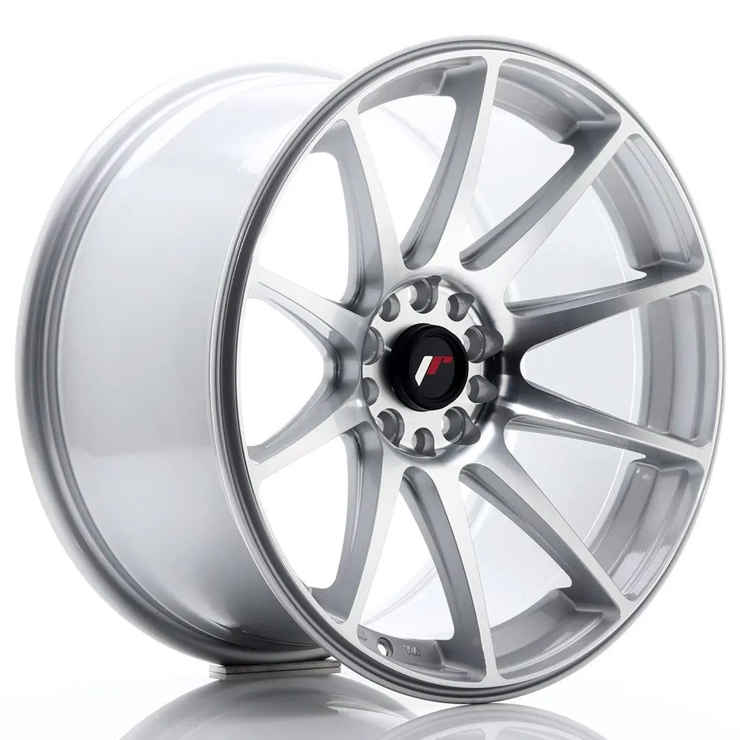 Japan Racing Wheels Jr11 Silver Machined 18*9.5 1