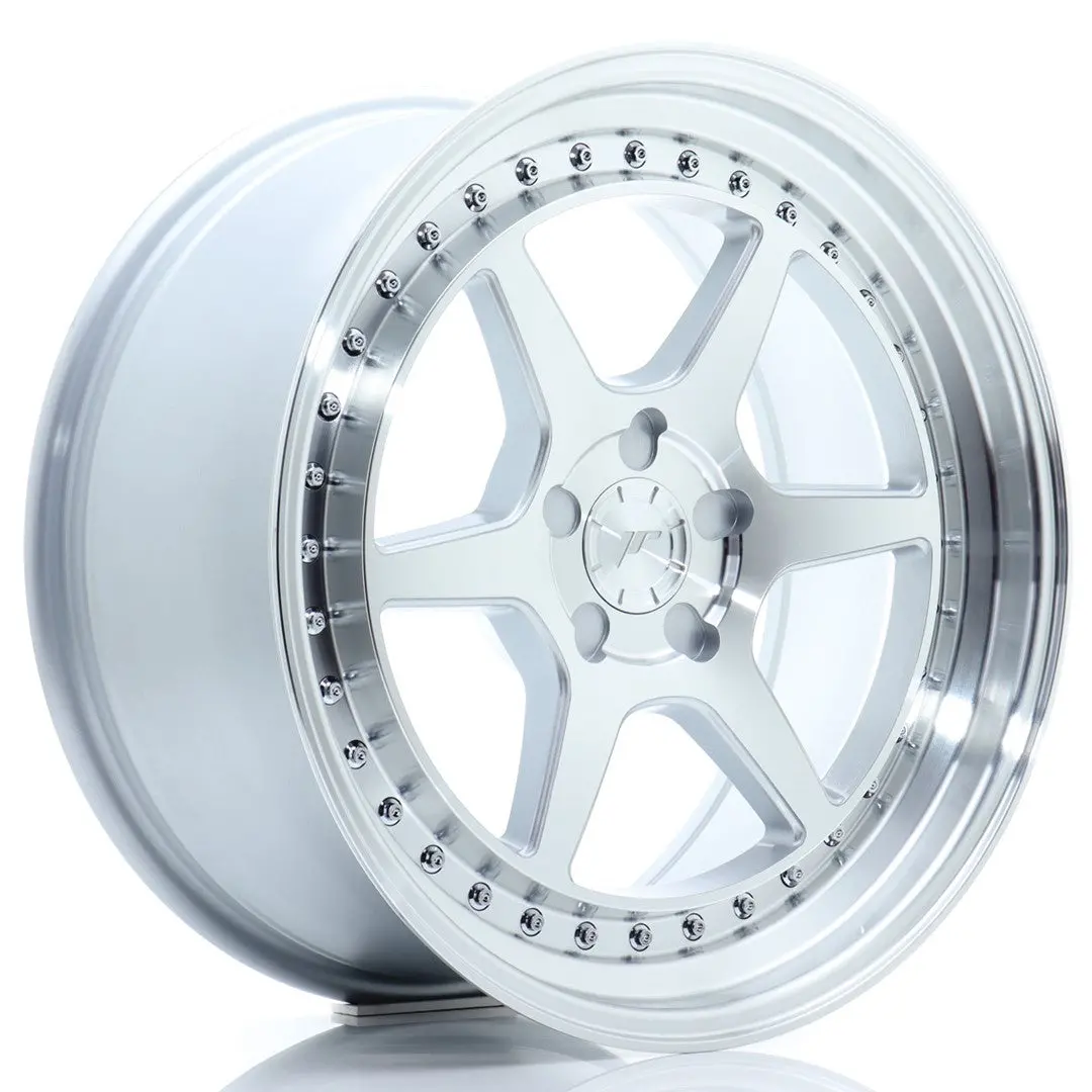 Japan Racing Wheels Jr43 Blank Silver W/Machined Face 18*8.5 1