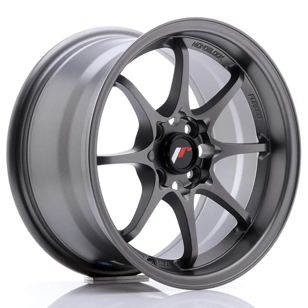 Japan Racing Wheels Jr5 Matt Gun Metal 15*8 1