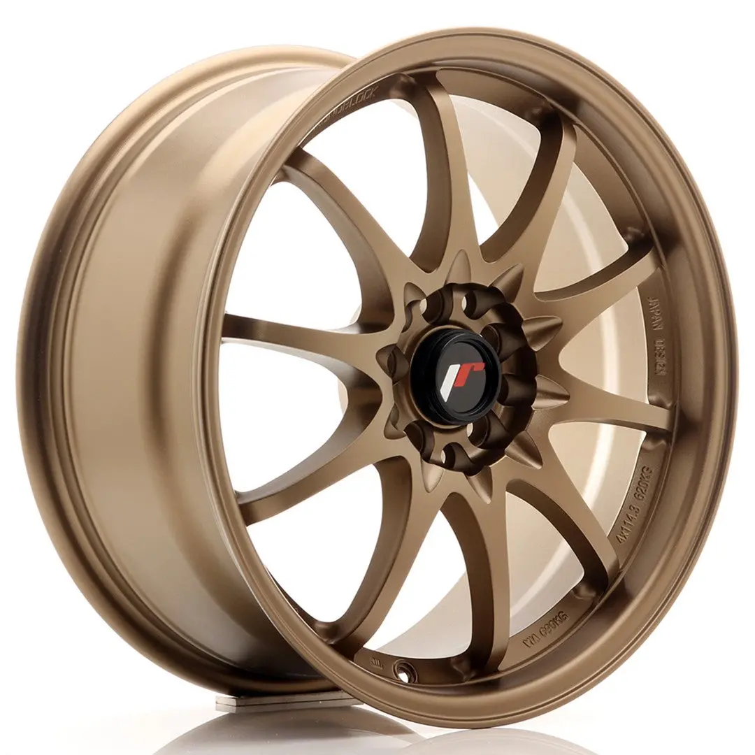 Japan Racing Wheels Jr5 Dark Anodized Bronze 17*7.5 1