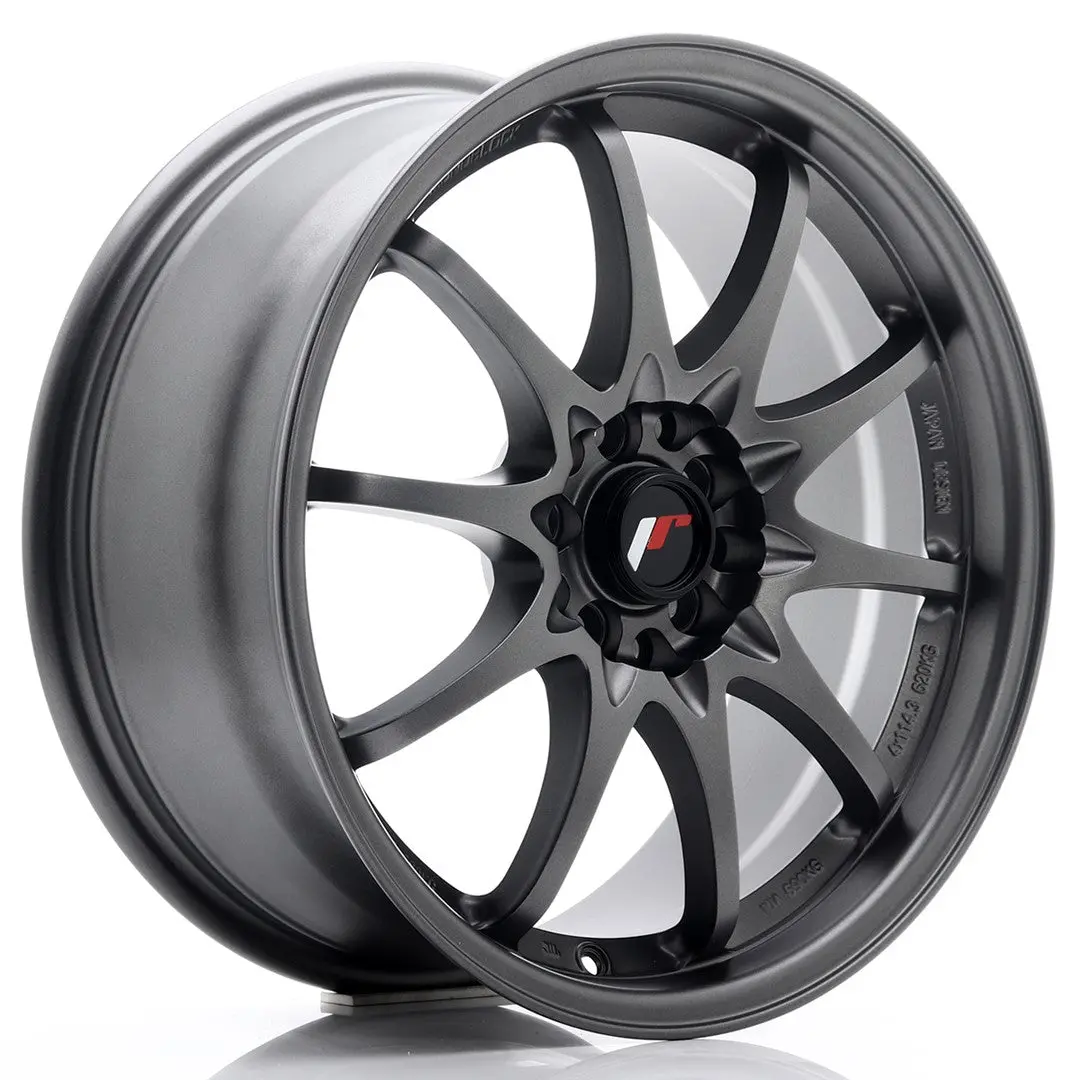 Japan Racing Wheels Jr5 Matt Gun Metal 17*7.5 1