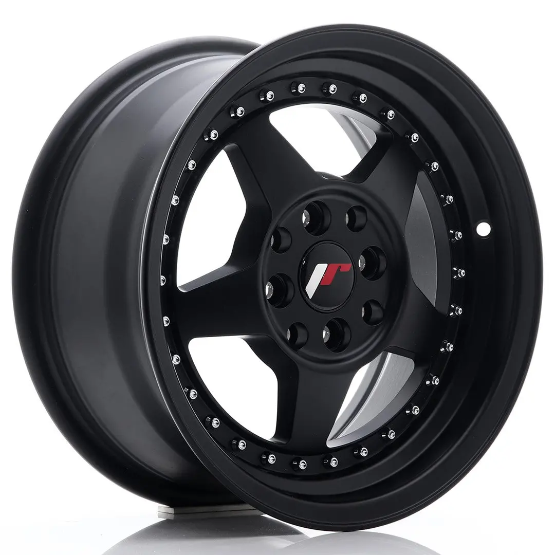 Japan Racing Wheels Jr6 Matt Black 15*7 1