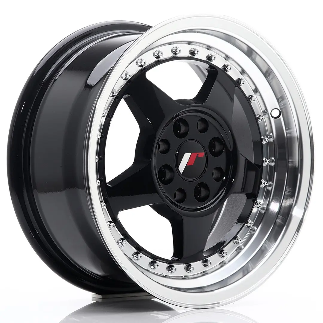Japan Racing Wheels Jr6 Glossy Black 15*7 1