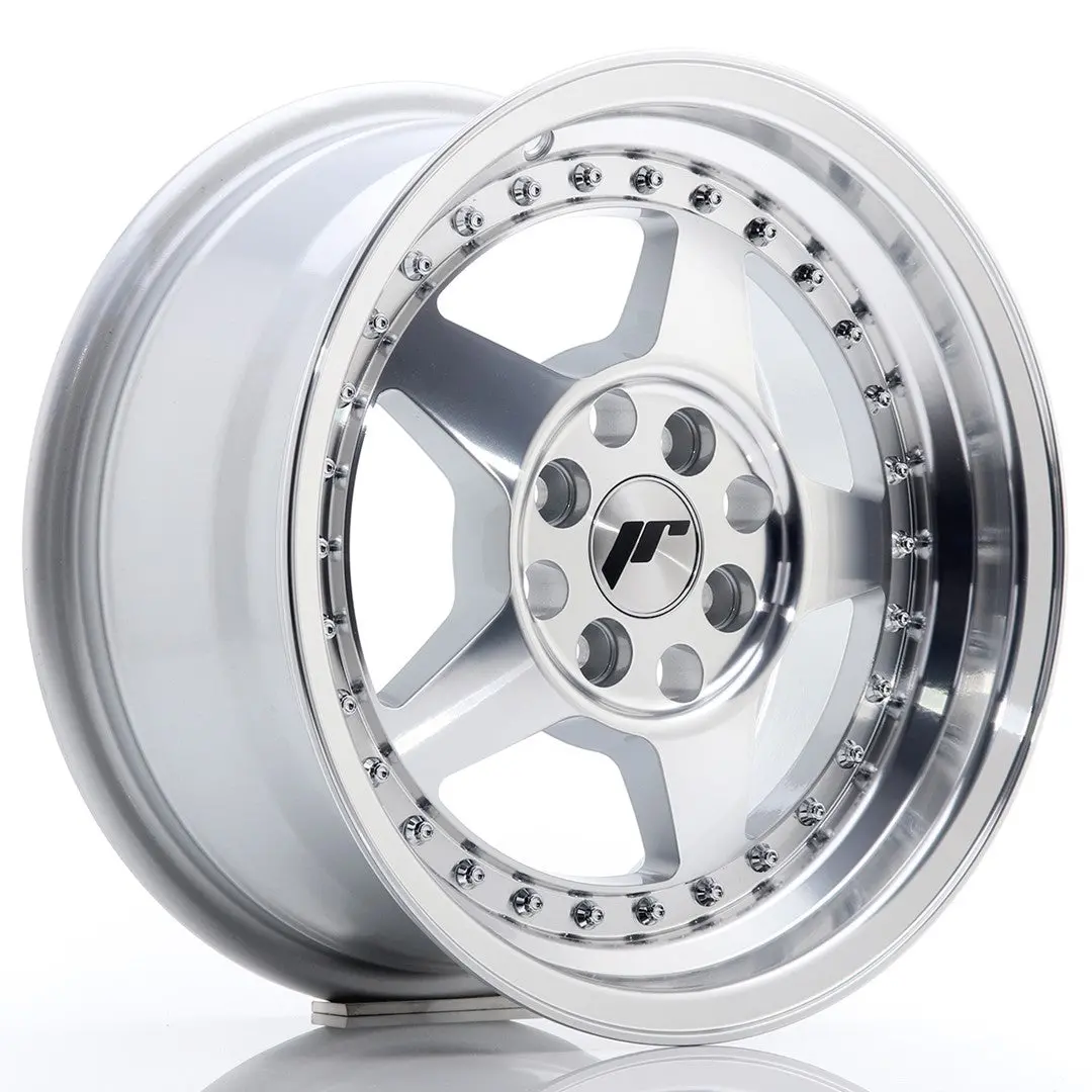 Japan Racing Wheels Jr6 Silver Machined 15*7 1