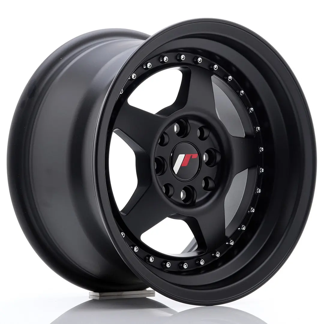Japan Racing Wheels Jr6 Matt Black 15*8 1