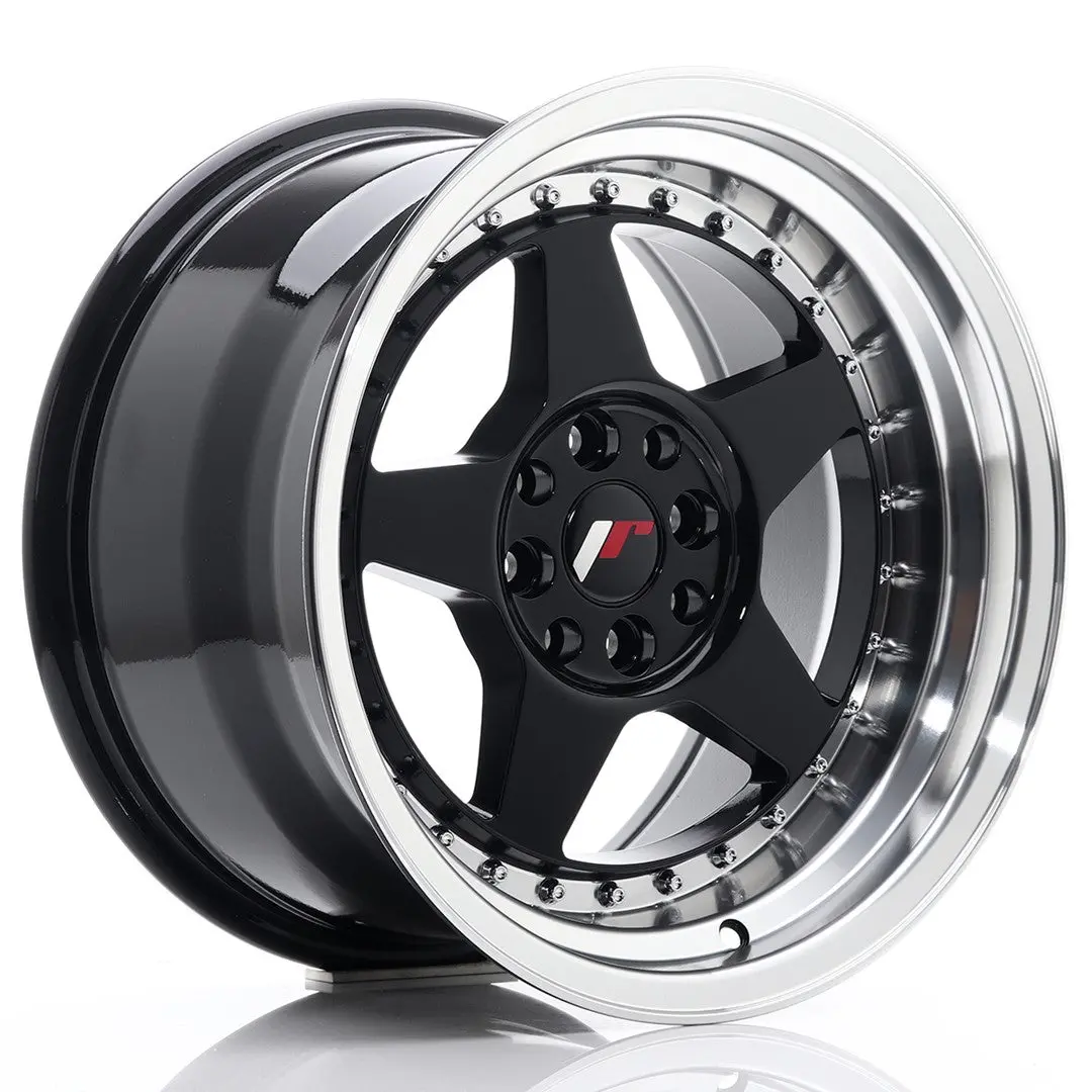 Japan Racing Wheels Jr6 Glossy Black 16*9 1