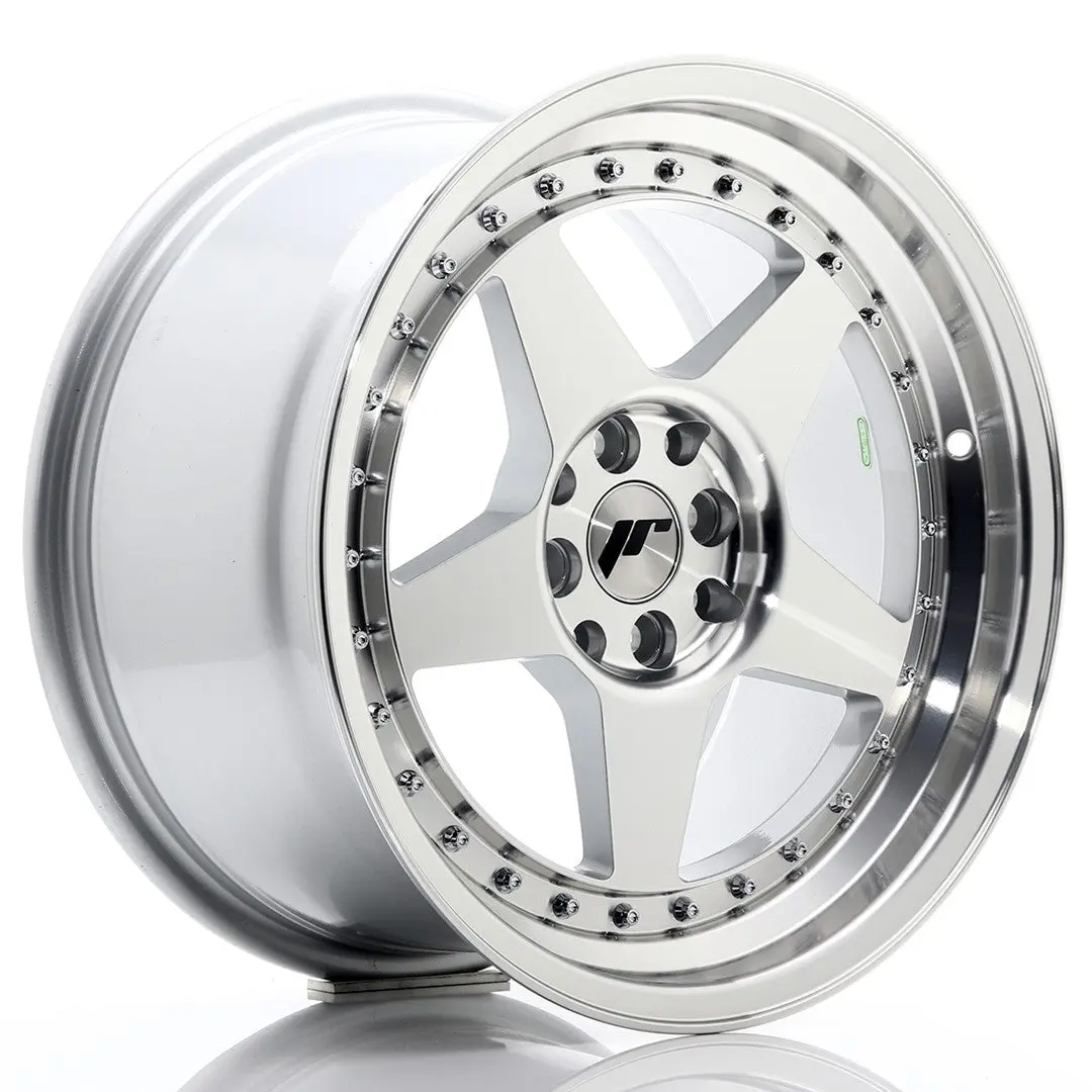 Japan Racing Wheels Jr6 Silver Machined Face 17*9 1