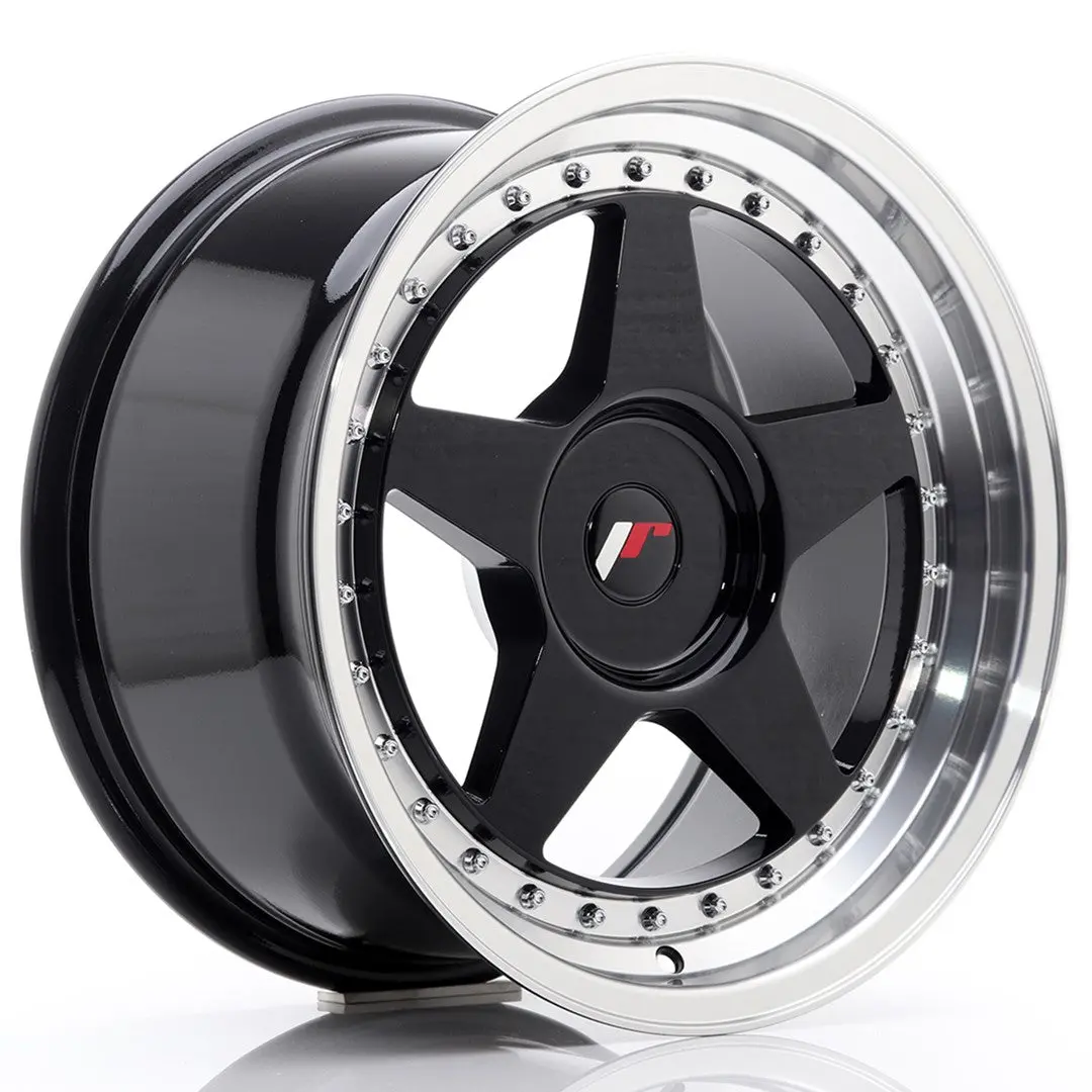 Japan Racing Wheels Jr6 Glossy Black 17*9 1