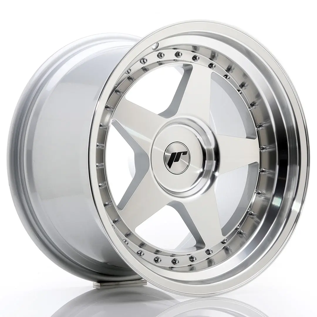 Japan Racing Wheels Jr6 Silver Machined Face 18*10.5 1
