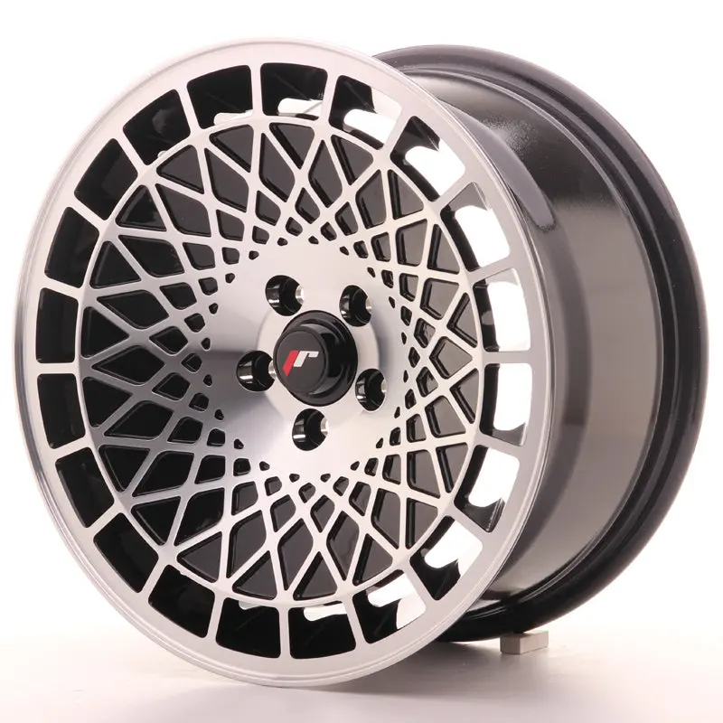 Japan Racing Wheels Jr14 Black Machined 16*8 1