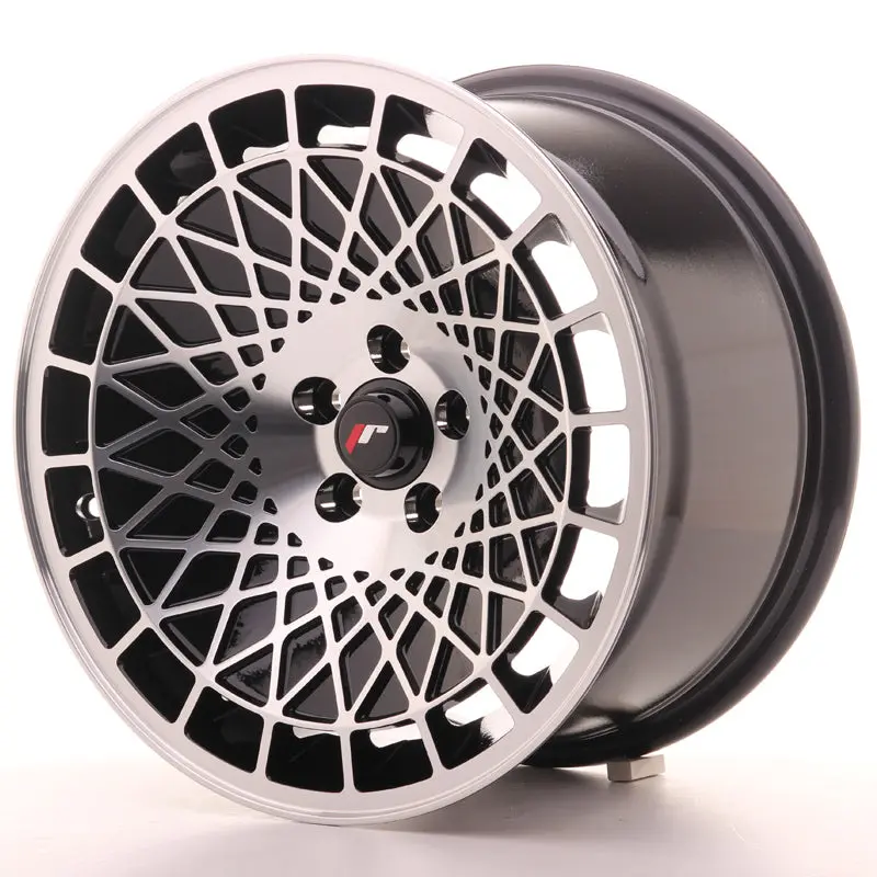 Japan Racing Wheels Jr14 Black Machined 16*9 1