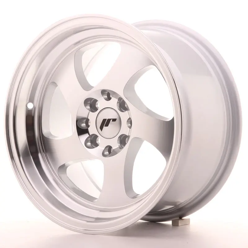 Japan Racing Wheels Jr15 Machined Sil 15*8 1