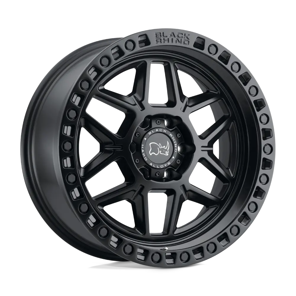 20X9 Matte Black 18Mm Black Rhino Wheel 1
