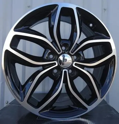 Replica For Kia Hyundai 5110 Black Polish 17*7 1